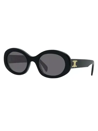 Triomphe 52mm Oval Sunglasses