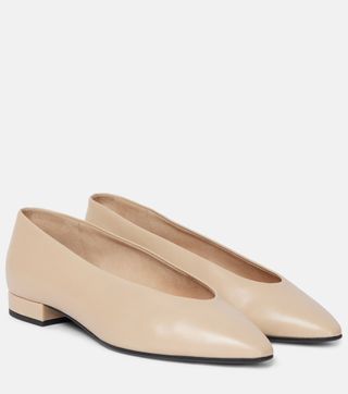 Rebecca Leather Ballet Flats