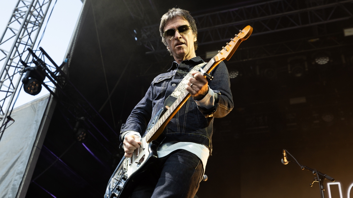 Johnny Marr performs onstage at Iveagh Gardens on July 10, 2026 in Dublin, Ireland