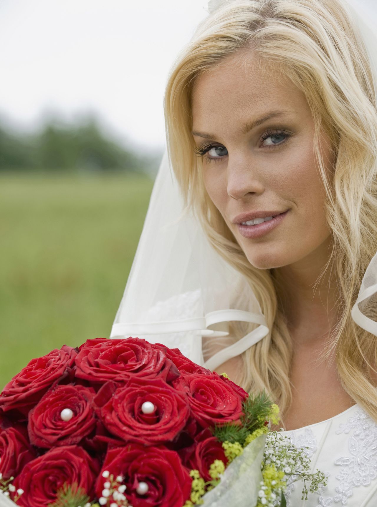 smiling bride