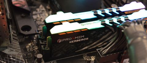 Proxmem Kerberos DDR5 RAM installed in a motherboard