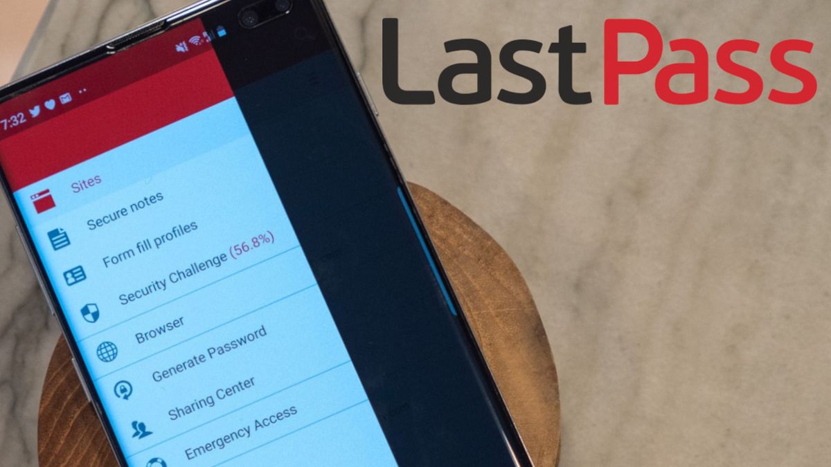 LastPass running on Android