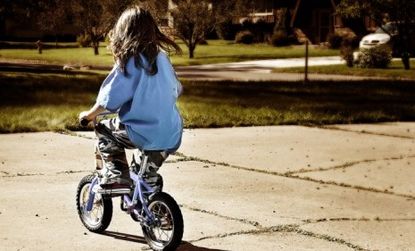 Last year two four year olds on bikes hit an 87-year-old woman who died of unrelated causes three months later.