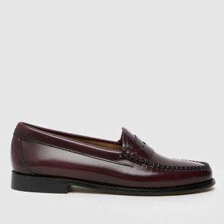 G.h. Bass Easy Weejuns Penny Loafer Flat Shoes in Burgundy