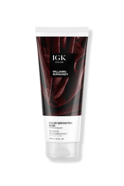 IGK, Color Depositing Conditioning Hair Mask - Williams-Burgundy