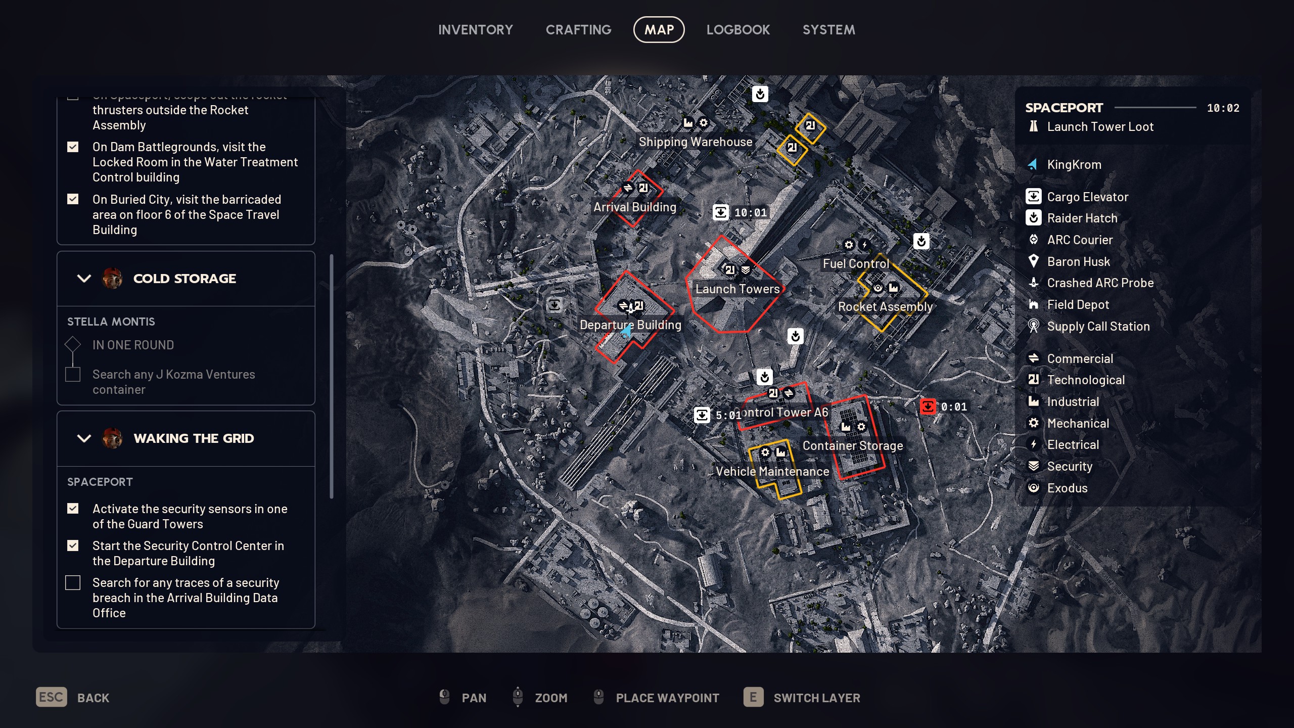 Arc Raiders Waking the Grid - Security Control Center location