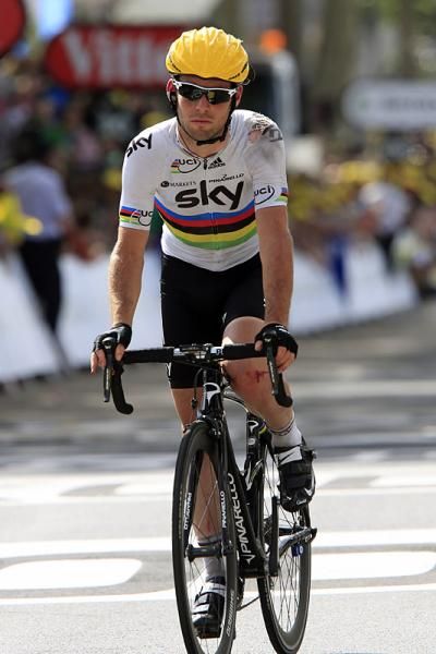 Mark Cavendish would have been a favourite to win in Rouen, but instead he rolled across the finish line several minutes in arrears of Greipel nursing wounds from a late crash.