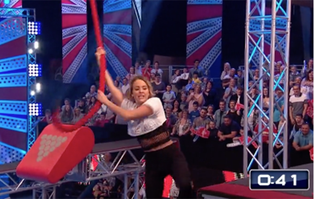 See ex-TOWIE star Lydia Bright taking on TV&#039;s toughest obstacle course on Ninja Warrior UK