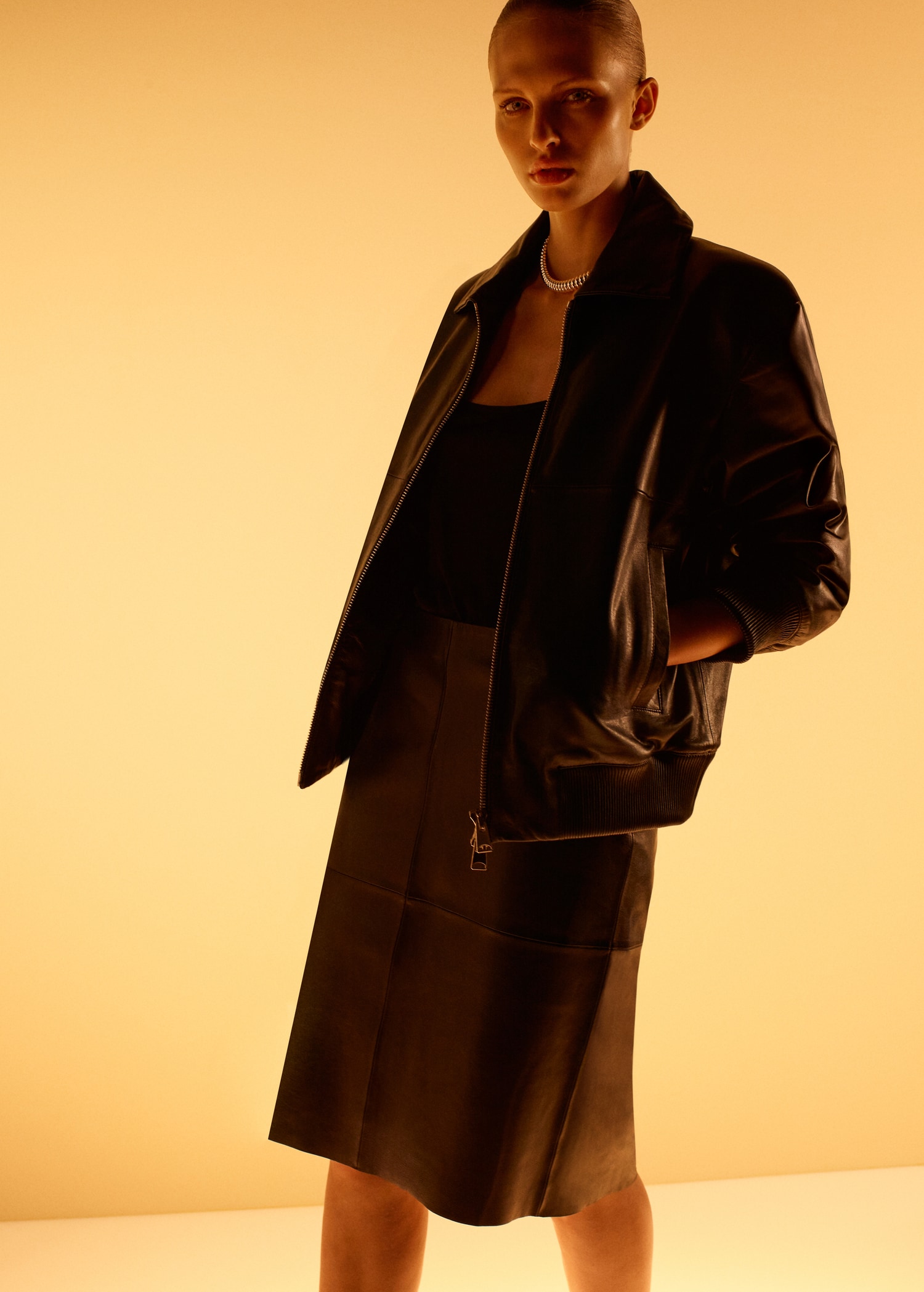 Leather Pencil Skirt - Women | Mango United Kingdom