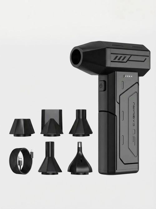 Electronic air duster | 130000 RPM, 3 Gear Adjustable, LED Light