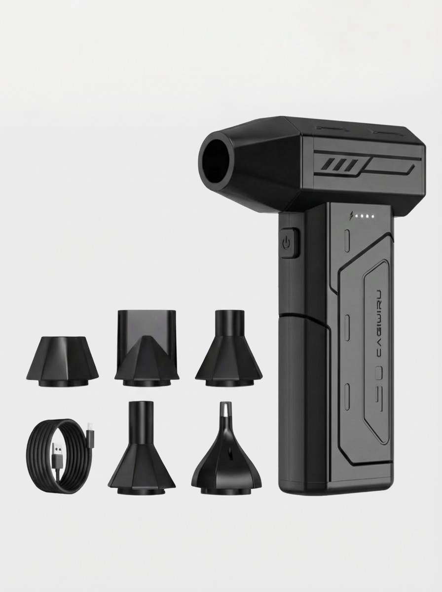 Electronic air duster | 130000 RPM, 3 Gear Adjustable, LED Light