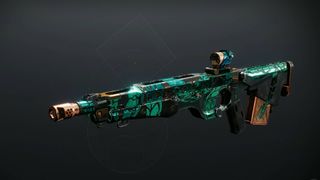 Destiny 2 Bygones Pulse Rifle weapon model