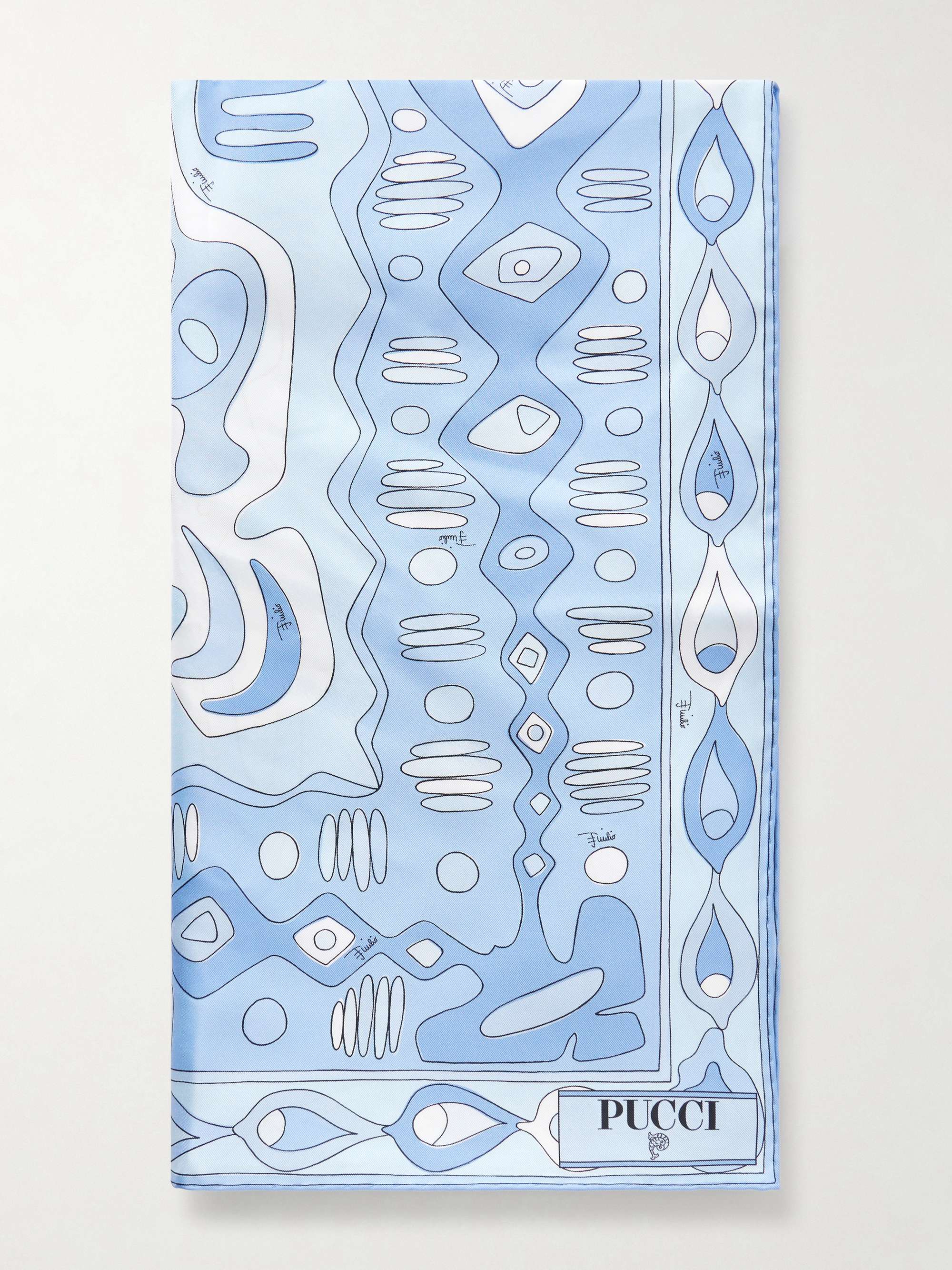 Printed Silk-Twill Scarf
