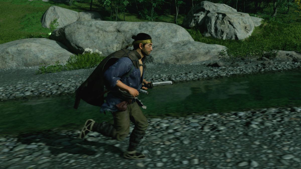 Screenshot of Ghost of Tsushima, using an Nvidia graphics card
