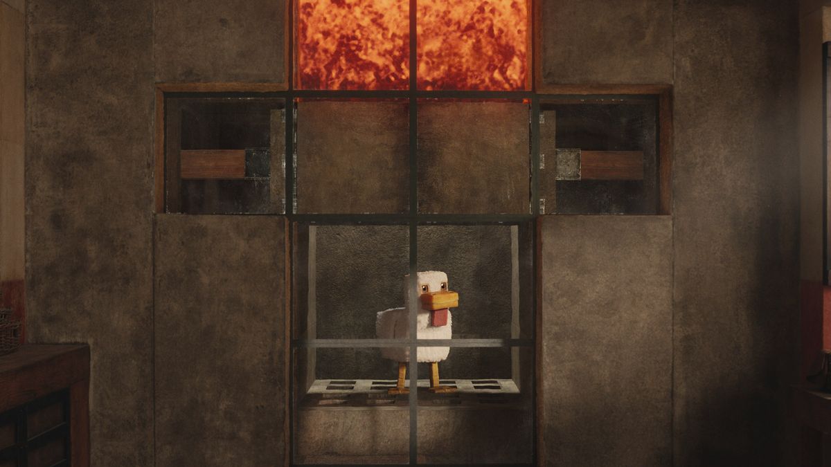 A scene from A Minecraft Movie