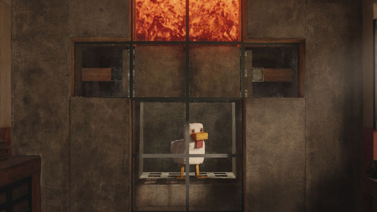 A scene from A Minecraft Movie