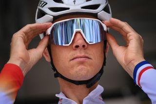 Dutch Niki Terpstra of Total Direct Energie pictured at the start of the Circuit de Wallonie one day cycling race 1922 km from Charleroi to MontsurMarchienne Charleroi Thursday 26 May 2022 BELGA PHOTO DAVID STOCKMAN Photo by DAVID STOCKMAN BELGA MAG Belga via AFP Photo by DAVID STOCKMANBELGA MAGAFP via Getty Images