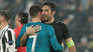 Buffon Compares Ronaldo To Pele And Maradona After Champions League Stunner Fourfourtwo