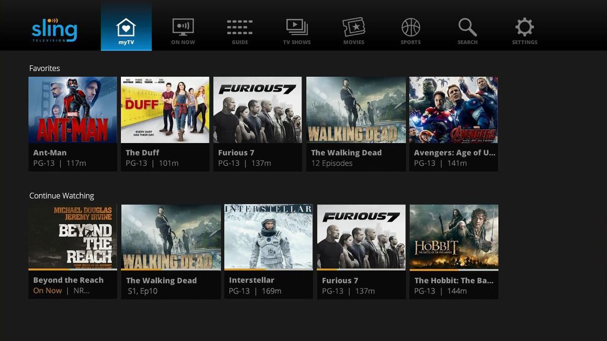 Sling TV's updated interface is part Netflix, part TiVo, and all