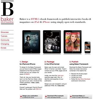 Digital magazine software