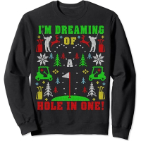 TeeCreations Golf Lover Christmas Sweater | Available at Amazon
Now $34.99