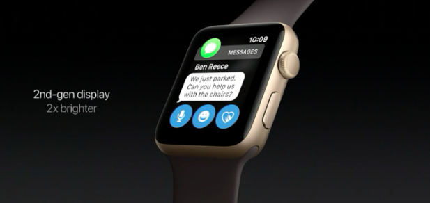 can you text on a apple watch series 2