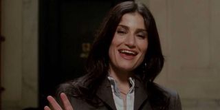 Nancy Tremaine (Idina Menzel) waves in 'Enchanted'