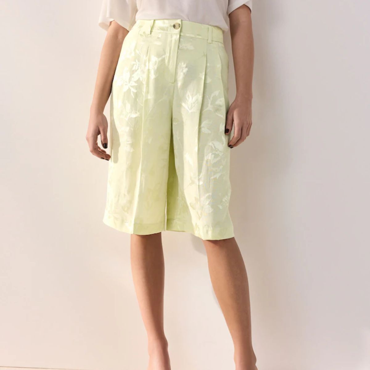 Next, Green Tabitha Simmons X Next Jacquard Bermuda Shorts