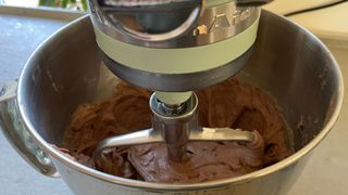 KitchenAid 4.8-litre Artisan Stand Mixer chocolate cake mix