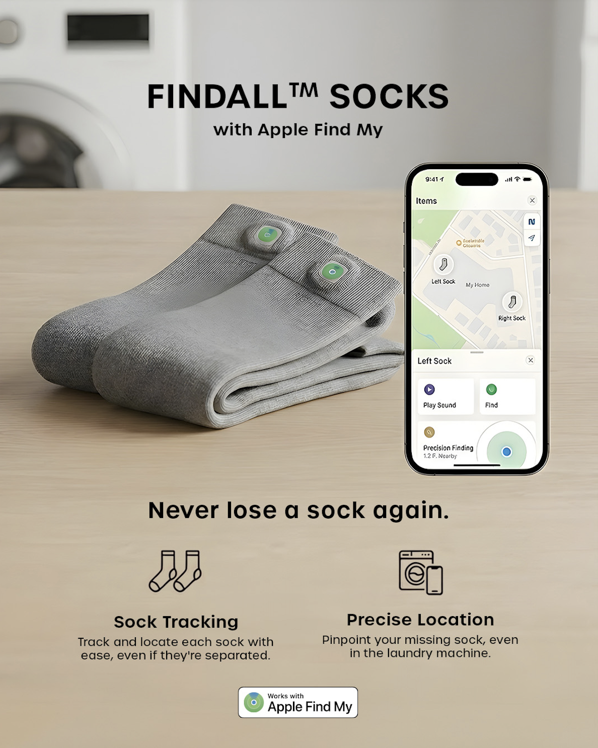 Satechi FindAll Socks for April Fools