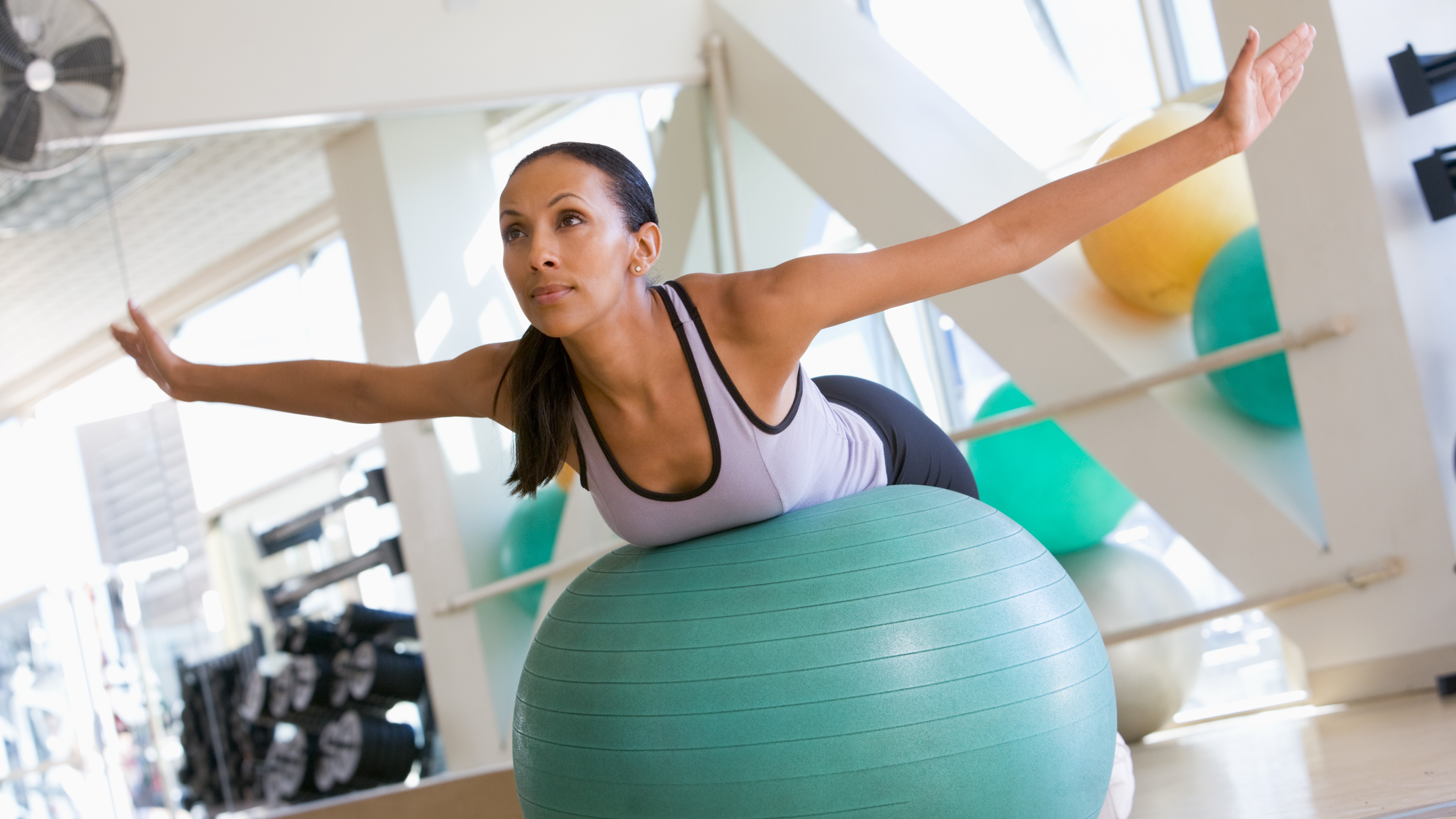 2 Stück 25cm 9,84 '' rutschfester Pilates Yoga Ball Durable Fitness Swiss 