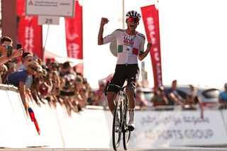 UAE Tour: Isaac del Toro triumphs on Jebel Hafeet summit finish to take race lead from Antonio Tiberi