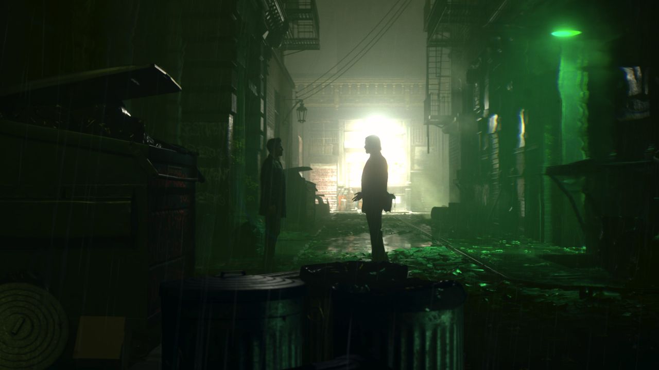 Screenshots of Alan in Alan Wake 2