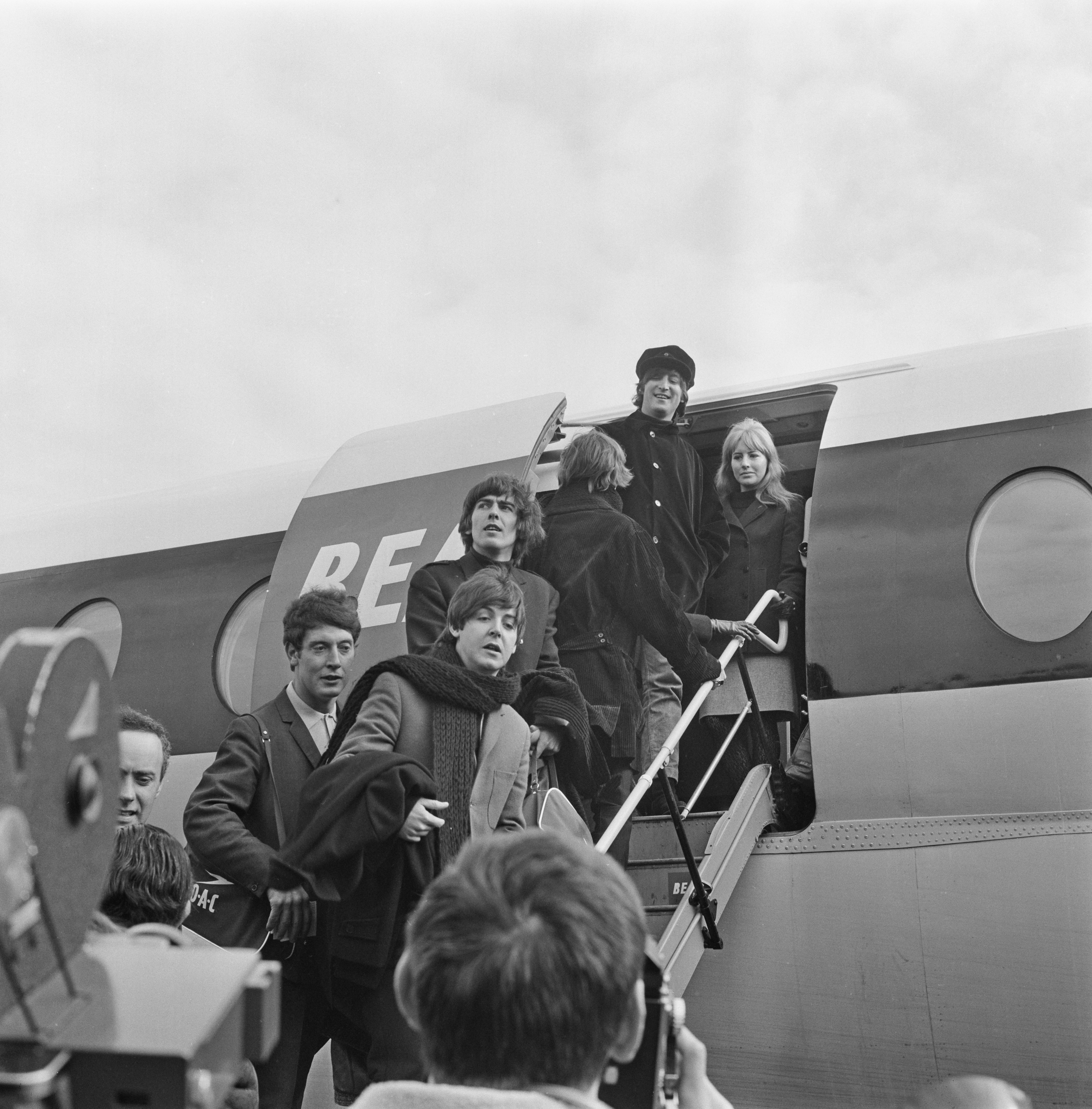 The Beatles in Austria for the making of the Help! movie