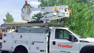 Frontier Communications truck