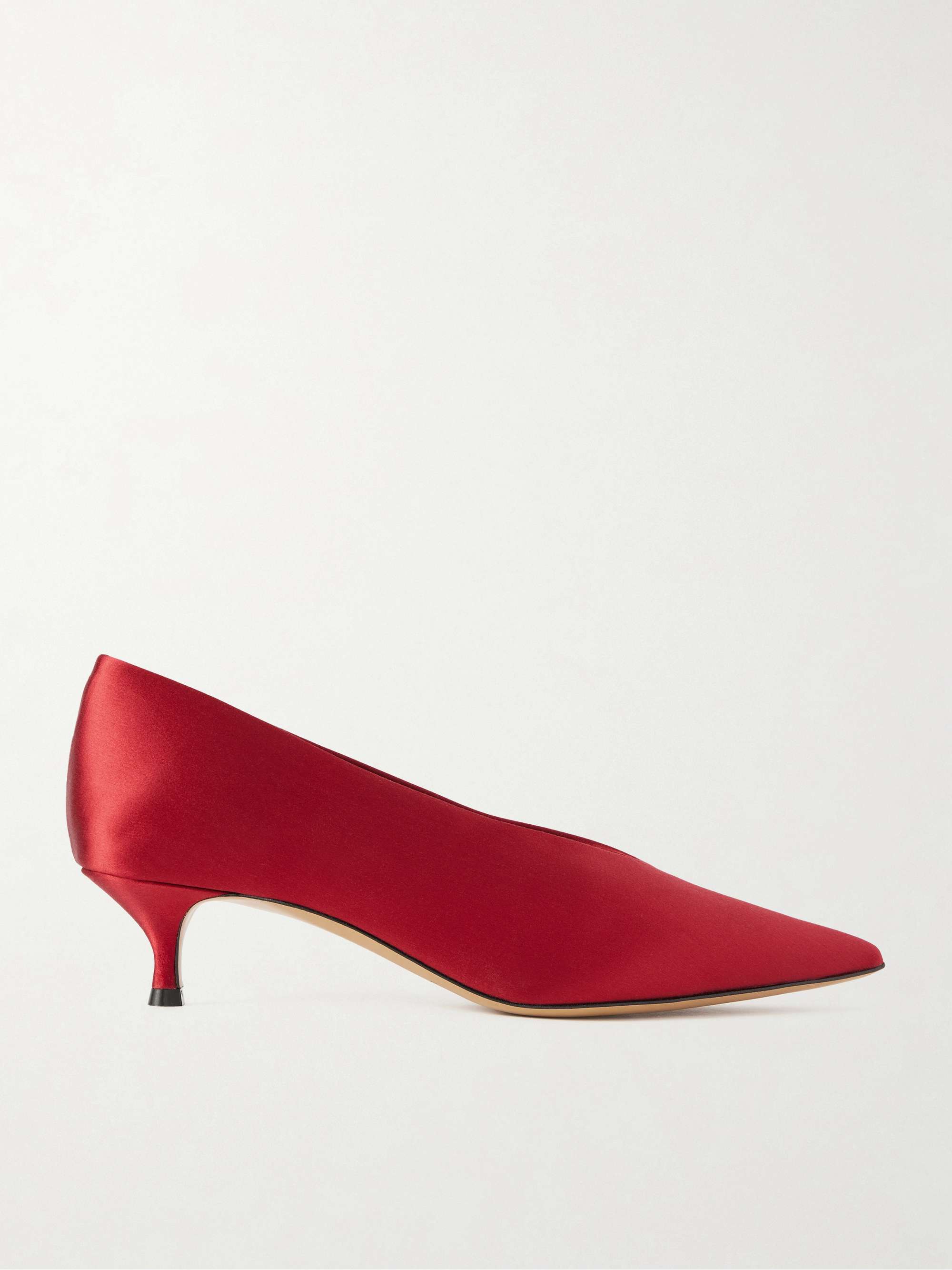 Babouche Satin Pumps