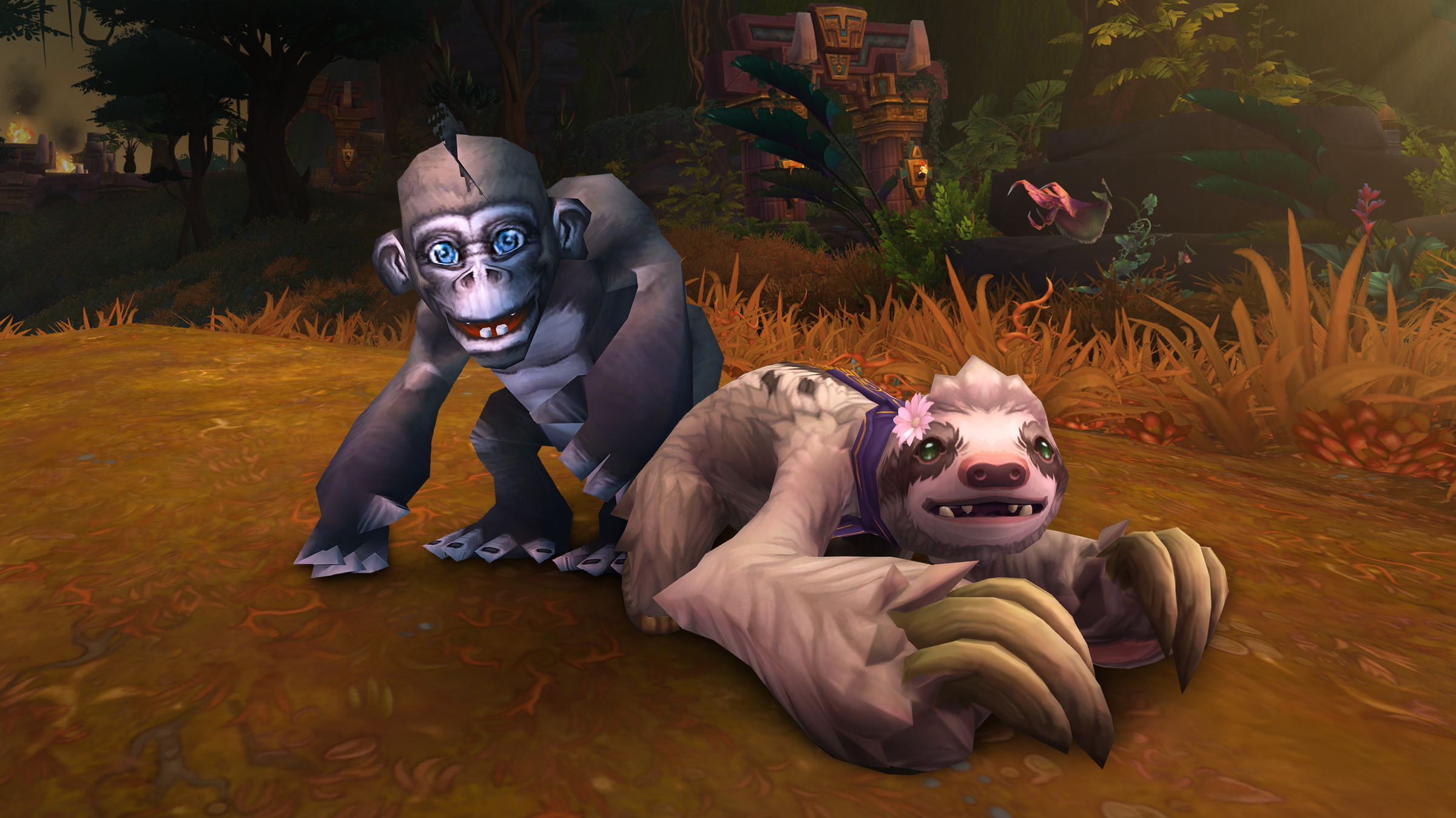 Sloth Npc The charity sloth pet for World of Warcraft is adorable | PC Gamer