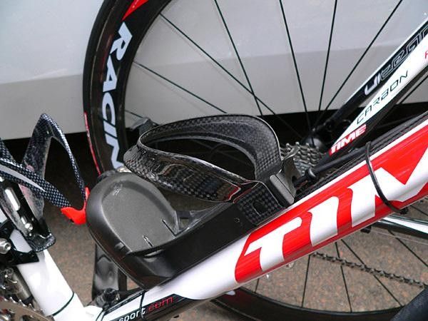 A more detailed look at the battery used in Campagnolo's still-in-development electronic group.