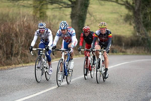 was down to four when Bodnar dropped back shortly before the chase group caught them all.