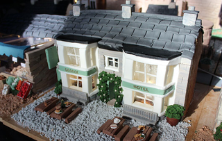 Youlgrave recreated in cake by Lynn Nolan