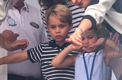 Prince George and his sister Charlotte