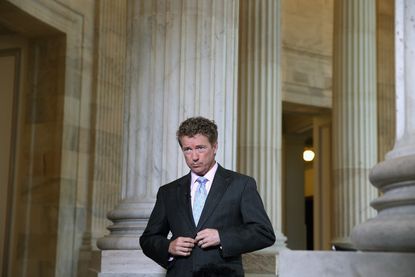 Despite dwindling support, Sen. Rand Paul (R-KY) continues his presidential campaign