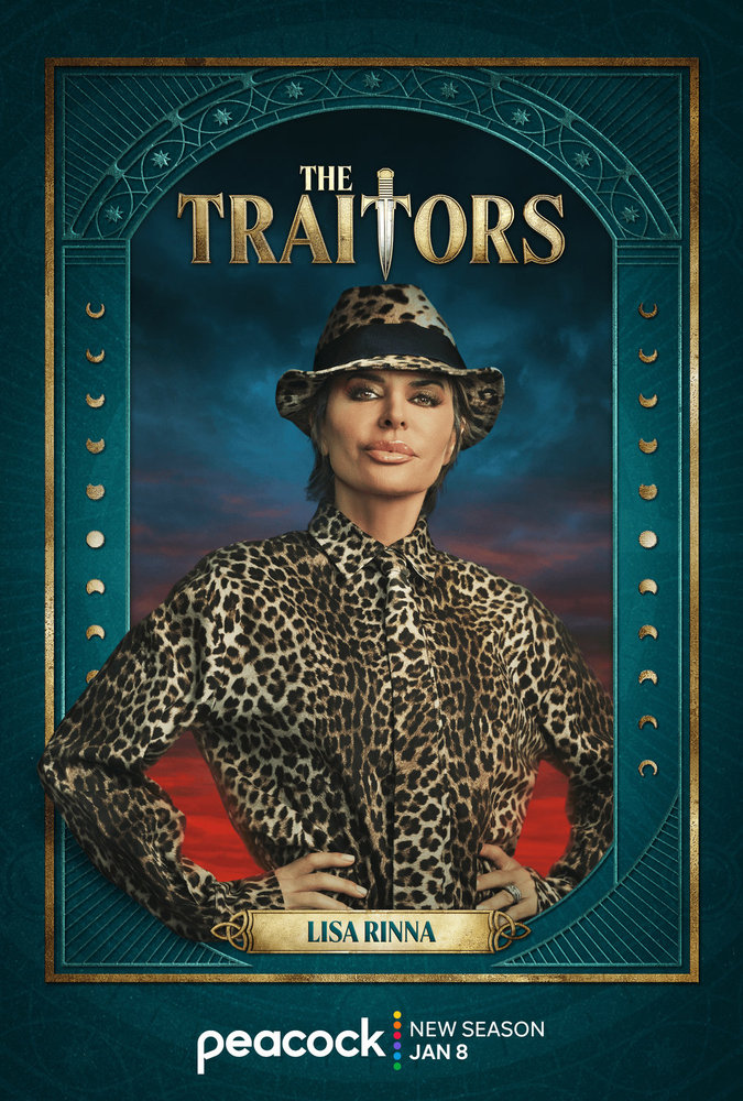 Lisa Rinna's cast portrait for 'The Traitors' season 4.