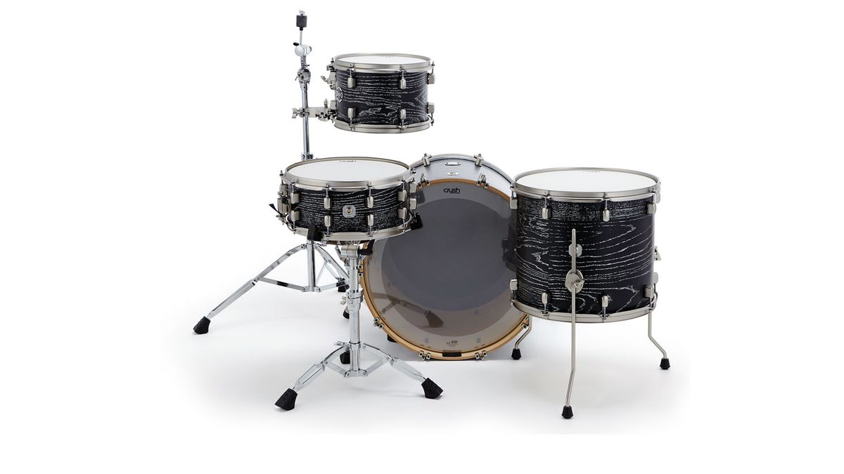 Tom and floor tom both have additional 4-ply maple reinforcement rings