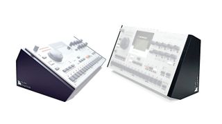 The stands offer two different angles for using your Elektron unit
