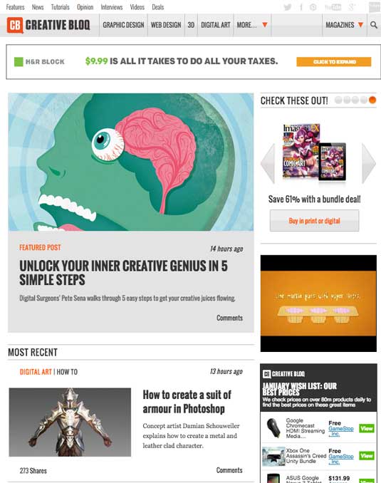 Things Web Designers Can Learn From Print Design Creative Bloq