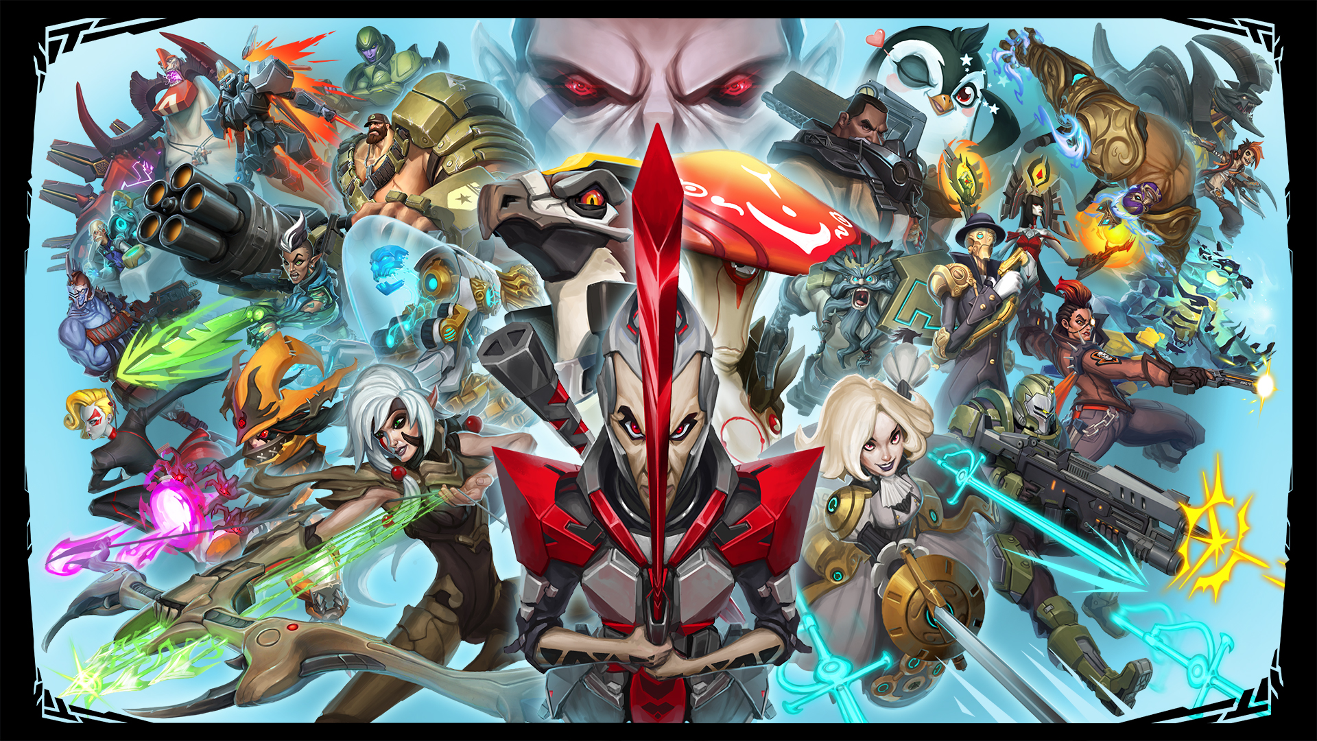 Battleborn StartScreen HeroArt