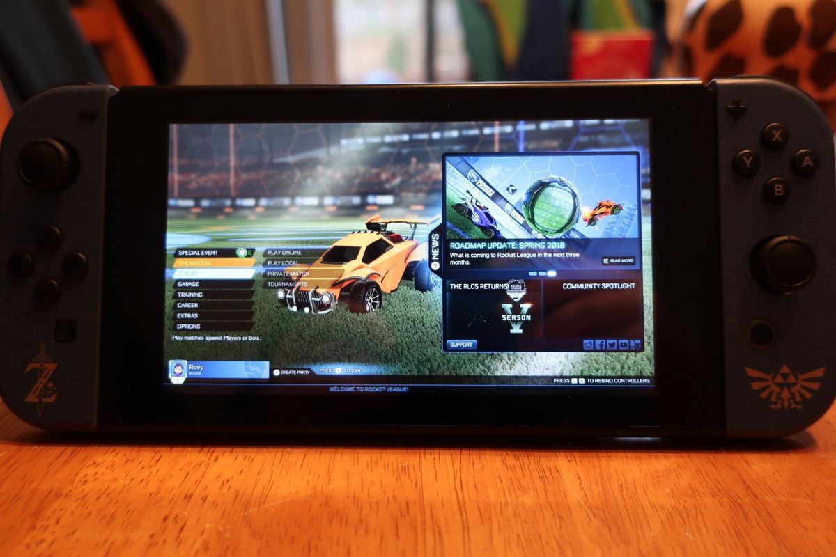 Can you play rocket store league on nintendo switch