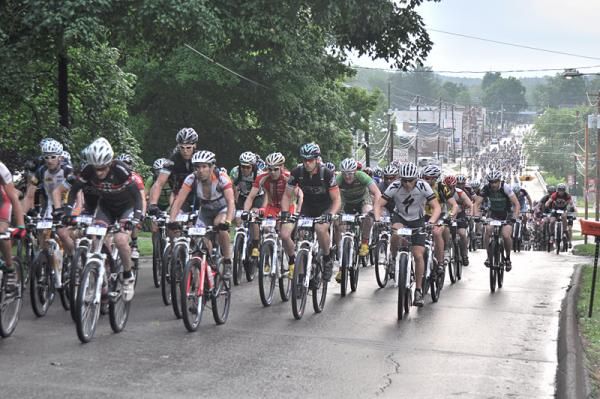 The start of the Mohican MTB 100