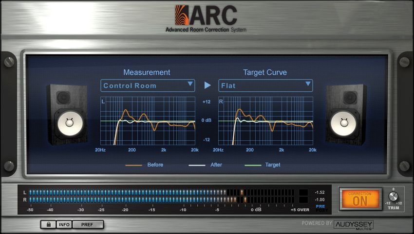 Corrections can be made in a plug-in in your DAW